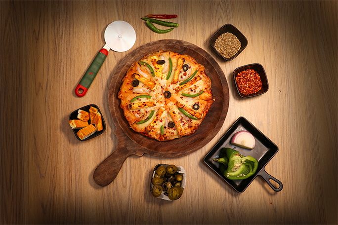Paneer Tikka Pizza by Khatea cafe